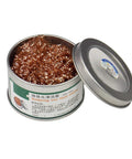 Soldering Iron Tip Cleaner Wire With Brass Sponge For Cleaning Soldering Iron Heads And Tips, open metal container view