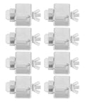 8 Pack Butt Welding Clamps Built Tough With Galvanized Steel Jigs For Car Body Panels, Heavy Duty Pipe Clamp Set for welds.