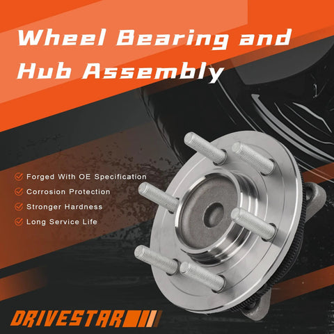 Front Wheel Bearing And Hub Assembly For 2018 2019 2020 Ford F150 Expedition And Lincoln Navigator RWD 6 Lug ABS