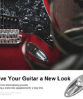 Slick Chrome Boat Style Guitar Output Jack Plate For Mono Electric Tone With Tight Grip Mounting Screws Solid Build Dope Finish Fender Strat Ready Hassle Free Upgrade showcased on a red Strat guitar.