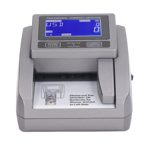 Portable Money Counter Handheld Cash Counter With LED Display Compact Efficient Cash Counting Machine For Small Businesses Retail Stores And Home Use With Visual And Auditory Alerts