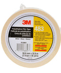 Polyethylene Conformable Tape 483, Single Roll, White, 2 in x 36 yd (5.0 mil) shown in packaging