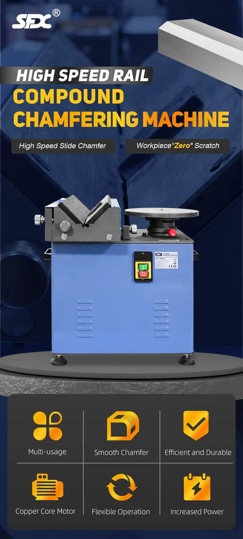Workhorse High Speed Electric Arc Chamfering Machine Eats Through Iron Aluminum Copper And Steel At Ten Thousand Rpm