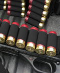 Ten Pack Seven Round Side Saddle Shell Carrier for 12 and 20 Gauge Shotguns with MOLLE Pouch and Hook and Loop Fastener