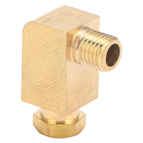 Heavy Duty Brass Lube Fitting 90 Degree Adapter Stops Oil Leaks Under High Pressure On Nylon Copper Aluminum Tubing With Heat Resistant Build Ensures Long Life In Tough Conditions So You Can Get It Done Fast And Clean Without Messing Up, 1/4 inch brass elbow