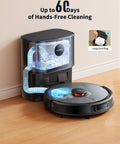 All In One Robot Vacuum And Mop With 6000Pa Beast Mode Suction Self Emptying Dock Laser Navigation And Smart Mapping 150