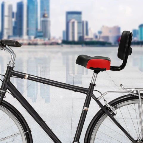 Ultra Comfy Bike Seat Pad With Adjustable Backrest For Bicycle And Tricycle Wide Foam Cushion Saddle For city bike