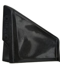 Hydrofoil Boat Motor Stabilizer Kit For Outboard Engines With Bolt Nut, black durable foil, side view showing texture