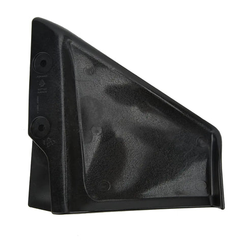 Hydrofoil Boat Motor Stabilizer Kit For Outboard Engines With Bolt Nut, black durable foil, side view showing texture