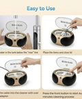 Steps to use the 40W Ultrasonic Jewelry Cleaner With 3 Minute Auto Timer And No Fuss Cleaning, Adjustable 42KHz To 48KHz Deep Cleaning