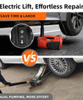 Electric Car Jack 5 Ton Hydraulic Floor Jack With Electric Impact Wrench Tire Inflator And LED Light lifting vehicle