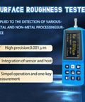 Handheld Portable Surface Roughness Tester And High-Precision Digital Profilometer For Pro-Grade, On-The-Go Multi-Parameter Profiling.