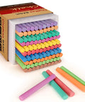 Colorful Dustless Chalk Set 100 Pieces In 10 Rich Colors Non Toxic For Classrooms Teachers And Students Kid Tested And Classroom Friendly