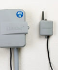 Wireless Rain Sensor System With Automatic Sprinkler Shutoff Mounts To Gutter Or Wall Compatible With Most Irrigation Controllers