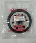 6 Inch Hook And Loop Backing Pad For Polisher 7424 7424XP 18001 in packaging, showing side view with label and warnings visible