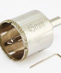 1.75 Inch Diamond Tile Hole Saw With Pilot Bit Workhorse for Marble Granite Ceramics Porcelain Tiles 45mm Cutter