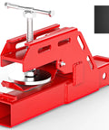 Red Beefed Up Tractor Bucket Hitch Receiver With Non Slip Pad Clamp On Trailer Hitch 2 Inch Ball Mount Receiver Adapter
