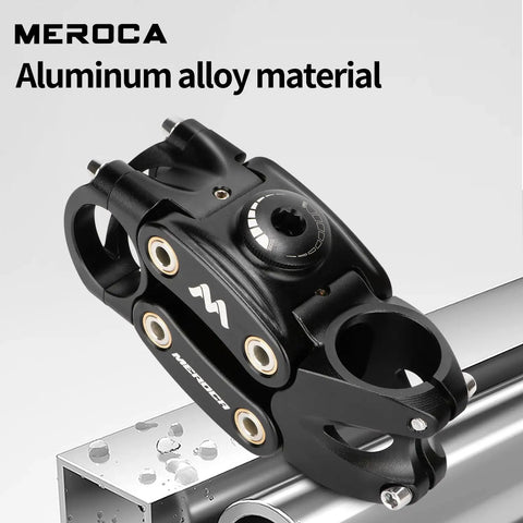 Suspension Bike Stem With Shock Absorbing Travel For Mountain Road Gravel And E Bike Rigs Fits Standard 28.6mm Steerer And 31.8mm Handlebars 15 To 20mm Travel Smooth Ride Upgrade For MTB And Hybrid Rides, aluminum alloy material.