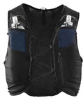 Hands Free Hydration Vest For Hiking And Trail Running With 2L Water Bladder Lightweight Nylon And TPU Pack For Men And Women Durable Outdoor Gear In Small Size showing front view with pockets.