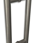 Double Sided Ladder Style Push Pull Stainless Door Handle For Steel Aluminum And Glass Doors 18 Inch Brushed Satin Finish