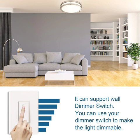 Living room with 13 Inch LED Flush Mount Ceiling Light Fixture Dimmable Brushed Nickel Easy Install flicker-free design