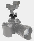 Finderscope Mount Adapter With Dovetail Base And 1/4 Inch Threaded Hole on DSLR camera for astrophotography setup