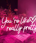 Massive Neon Sign That Reads You Are Really Pretty LED Neon Lights For Bedroom Home Bar Party Wall Decor Hanging Neon Sign
