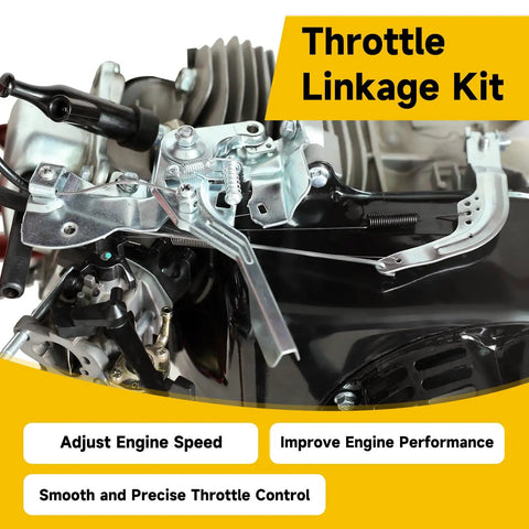 Seven Eighths Inch Mini Bike Throttle Assembly And Throttle Linkage Kit For Predator 212 196cc engines close-up