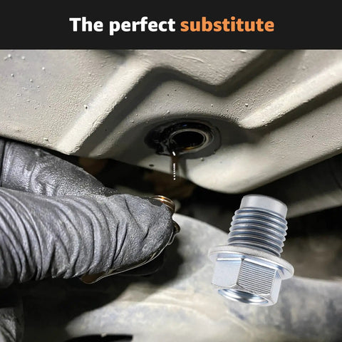 Installing Two Pack Oil Drain Plug Kit With Crush Washer Gasket 32195AA021 803916010 For Forester 2017 2025 Crosstrek 2016 2025 Ascent 2019 2025 Replacement Parts
