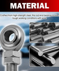 Hardcore 3/4 Inch Heim Joints Kit With 2 Nuts For Steering Shaft and Suspension Systems featuring a high-strength steel rod end bearing.
