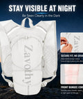 Ultra Lightweight Hydration Backpack For Women With 1.5L BPA Free Water Bladder No Bounce Fit Reflective Straps Rain Cover