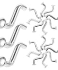 Heavy Duty Metal Safety Latch Pins for Pallet Racks and Shelving Systems, 50-piece set of 7mm drop pins with large flat heads