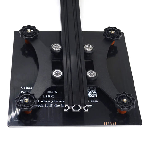 Dope Modular Y Carriage Plate Upgrade Kit For 2040V Aluminum Profile 3D Printer 3.5mm Thickness Aluminum Plate with black surface