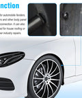 All In One Rivet Gun Set With Nylon Blind Rivets In Three Sizes for automotive bumper and fender repair illustration