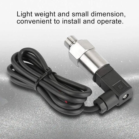 Rugged Go-To Pressure Transducer With 4-20mA Output, G1/4 Inch Thread, Silicon Sensor For Water Gas Oil, 0 To 0.5 MPa, Stainless Steel Housing