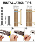 Gold Crystal Drawer Pulls 4 Pack, 5 Inch Cabinet Handles installation tips for mounting on various thickness panels.