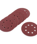 Grab Your Set Of 100 Pieces Of Heavy Duty Aluminum Oxide Sanding Discs With Hook And Loop Pads Perfect For Smoothing Furniture And Car Bodies Fast. Set of round sanding discs with holes.