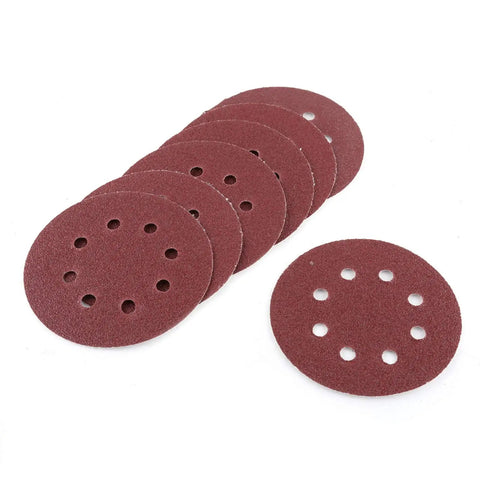 Grab Your Set Of 100 Pieces Of Heavy Duty Aluminum Oxide Sanding Discs With Hook And Loop Pads Perfect For Smoothing Furniture And Car Bodies Fast. Set of round sanding discs with holes.