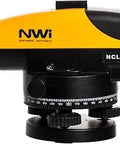 32X Contractors Automatic Level With 400 Ft Working Range And 1/16 Inch At 250 Ft Accuracy, durable yellow finish, side view