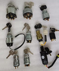 JWDAWN 2Pk JK404C Ignition Switch Key For Electric Forklift Trailer Caravan Pallet Truck Stacker showing multiple keys and switches.