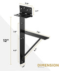 Heavy Duty Anti Sag Gate Kit With Hinges For Wooden Fences Doors And Corral Gates corner bracket dimensions