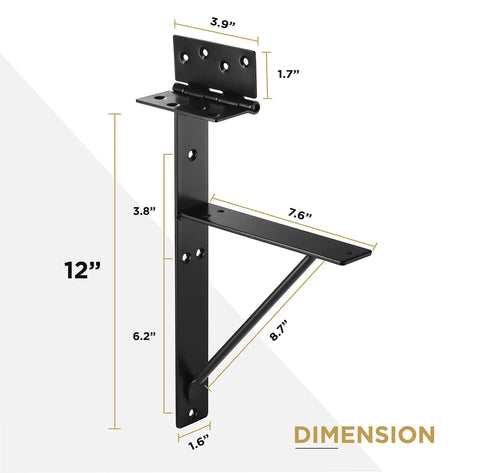 Heavy Duty Anti Sag Gate Kit With Hinges For Wooden Fences Doors And Corral Gates corner bracket dimensions
