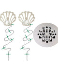 Shower Drain Hair Catcher 2 Pack Disposable Bathroom Hair Trap Easy To Install In Shower Drain Covers Prevent Clogs No Fuss Drains As Seen On Shark Tank