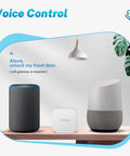 Smart Door Lock With Keypad And Keyless Entry IP66 Weatherproof Rock Solid App Control For Rentals voice control setup