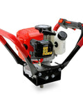 Heavy Duty Post Hole Digger With Eight Inch Auger Bit Set 55cc Gasoline Two Stroke Engine for deep hole digging