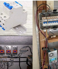 1A Miniature Circuit Breaker For Low Voltage Systems, 230 to 400V, 1 Pole Din Rail Mount DZ47-63 C1, installed on panel
