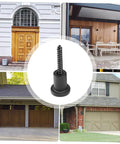 Sliding Barn Door Track Spacers Kit With Breezy Install Aesthetic Wall Mount Hardware including screws and spacers