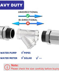 Beefy Heavy Duty 304 Stainless Steel Y Strainer 2 Inch NPT Female Filtration With 80 Mesh Screen For Water Oil Gas Inline