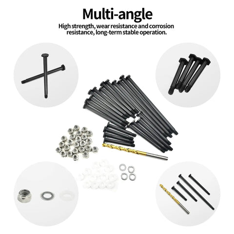 Traxxas Suspension Screw Pin Set Replacement Parts For 1/5 X Maxx 6S 8S And 1/6 XRT 8S RC Trucks showing pins, screws, and nuts