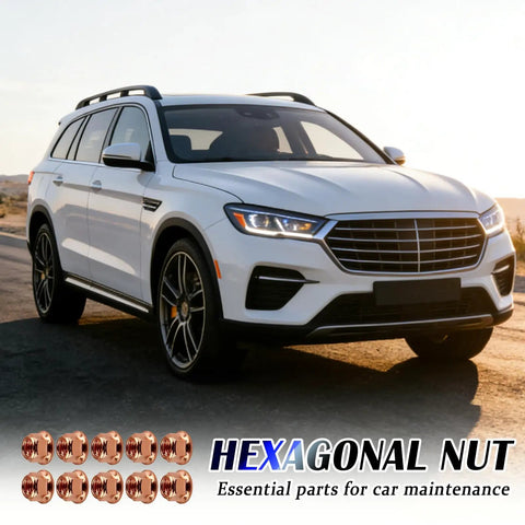 SUV with 10 Pieces M8x1.25 Exhaust Manifold Gasket Nut For Automotive Manifolds Piping Flanges With High Temp Resistance